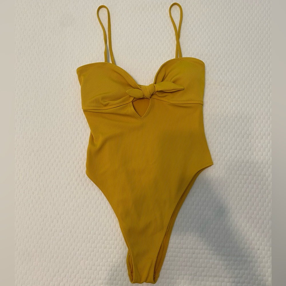Target One Piece Bathing Suit with bow tie in front